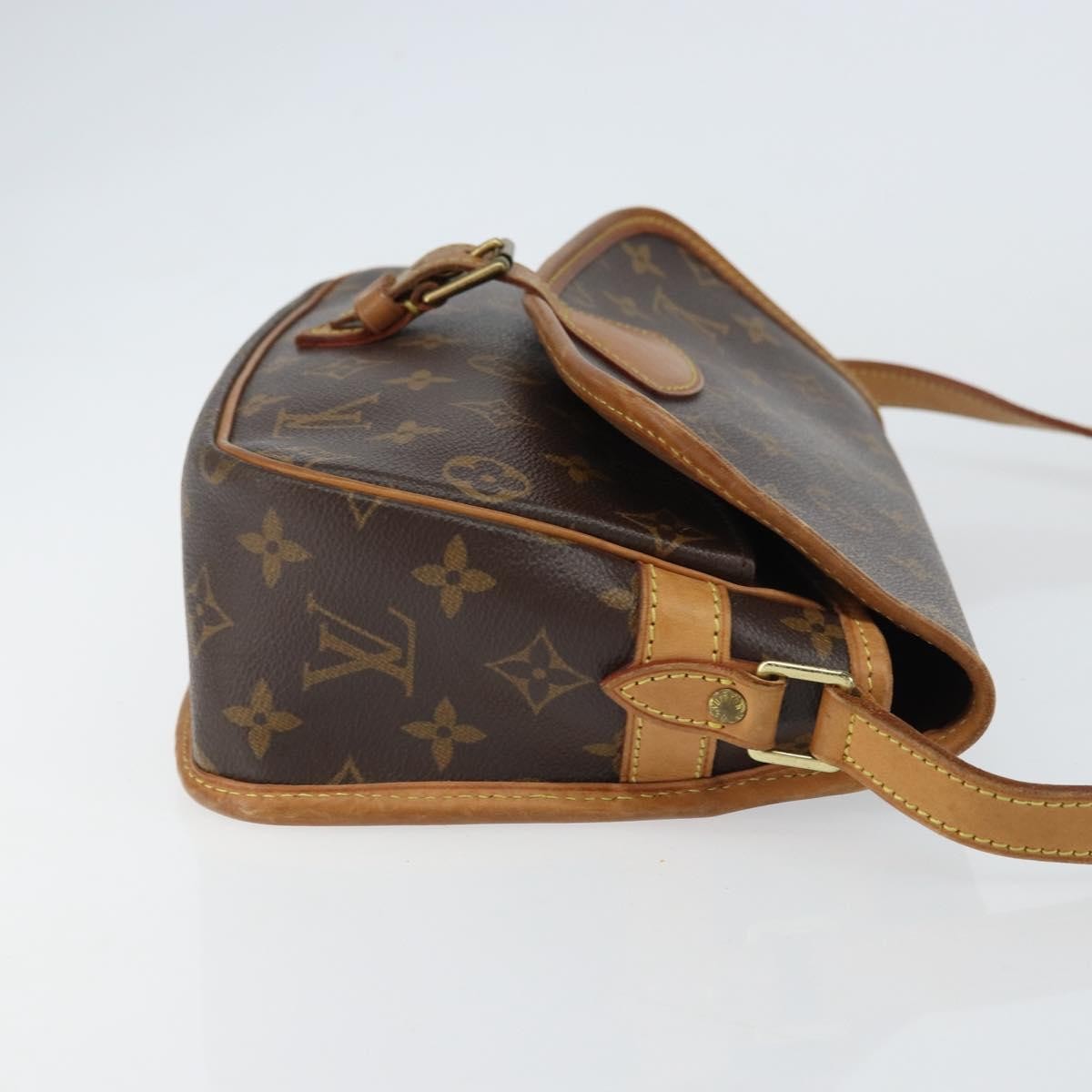 Louis Vuitton Sologne Handbag Monogram Canvas Brown Canvas Shoulder Bag Bag (Pre-Owned)