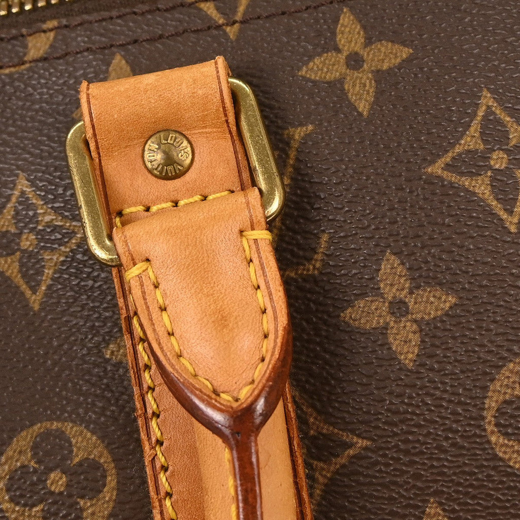 Louis Vuitton Keepall Bag Monogram Canvas Brown Canvas Travel Bag Bag (Pre-Owned)