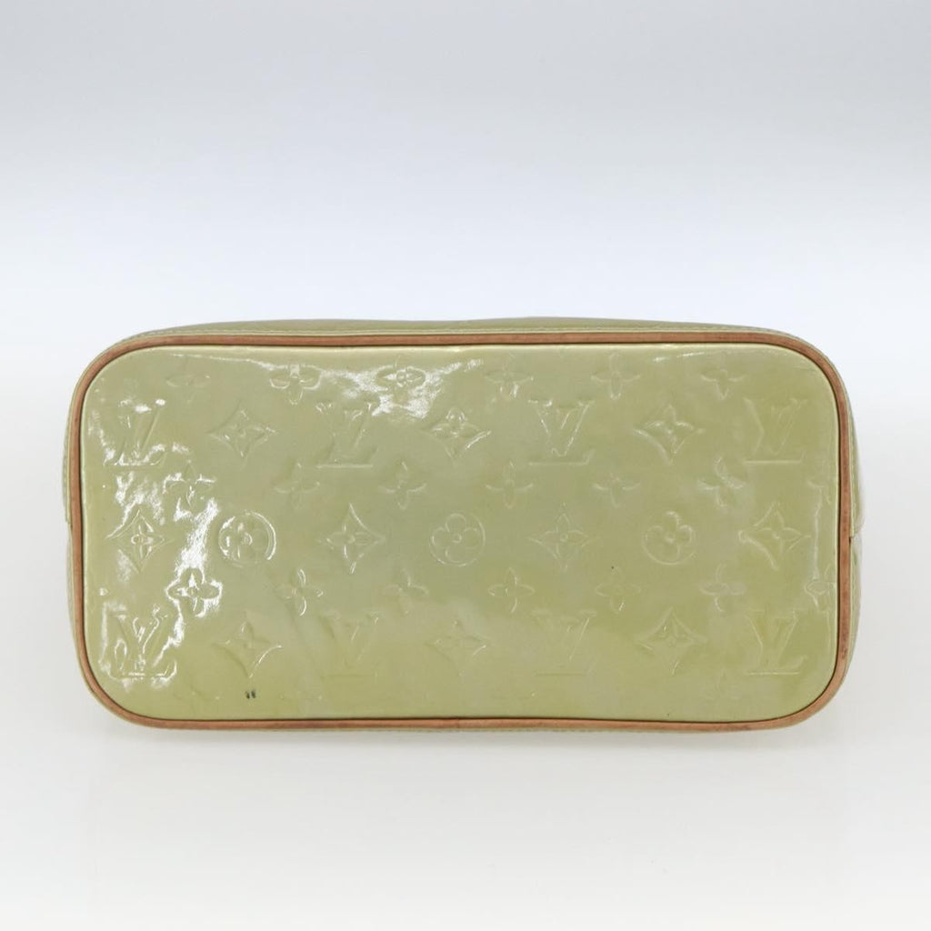 Louis Vuitton Houston Handbag Monogram Vernis Green Patent_Leather Tote Bag Bag (Pre-Owned)