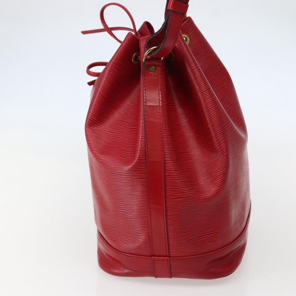 Louis Vuitton Noe Shoulder Bag Leather Red Leather Shoulder Bag Bag (Pre-Owned)