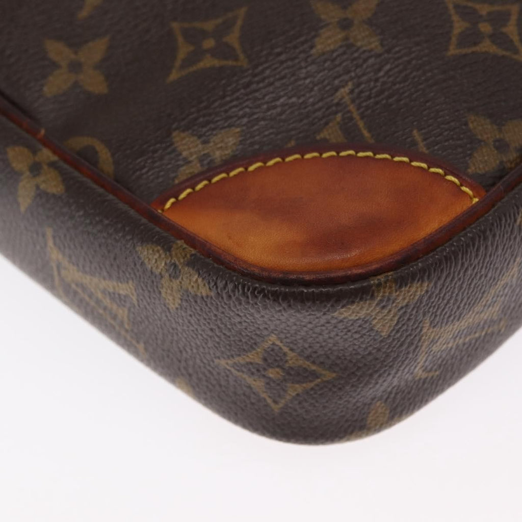 Louis Vuitton Danube Handbag Monogram Canvas Brown Canvas Shoulder Bag Bag (Pre-Owned)