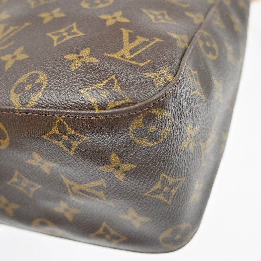 Louis Vuitton Monogram Looping Handbag Monogram Canvas Brown Canvas Shoulder Bag Bag (Pre-Owned)