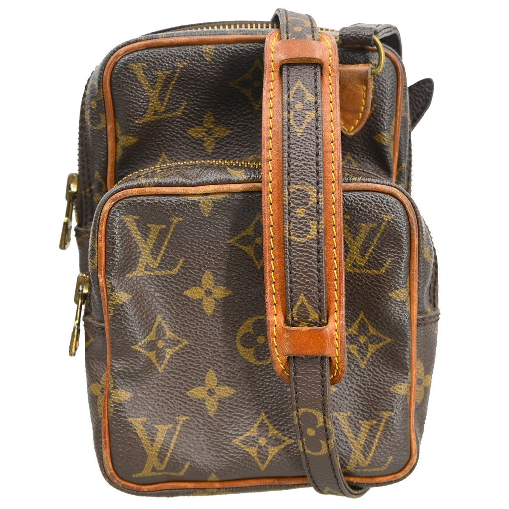 Louis Vuitton Amazone Bag Monogram Canvas Brown Canvas Shoulder Bag Bag (Pre-Owned)