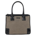 Gucci Vintage Tote Canvas Beige Canvas Tote Bag Bag (Pre-Owned)