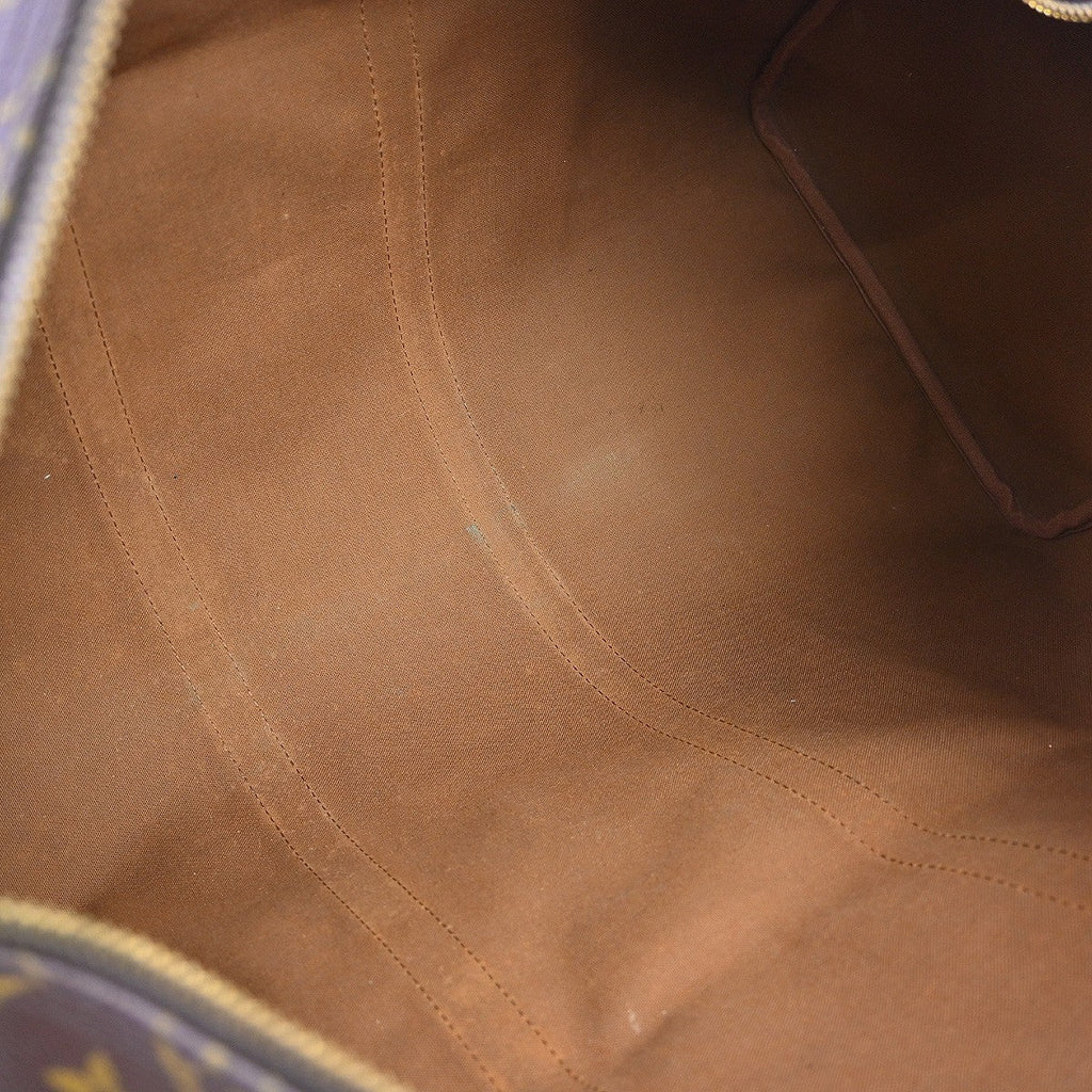 Louis Vuitton Keepall Bag Monogram Canvas Brown Canvas Travel Bag Bag (Pre-Owned)