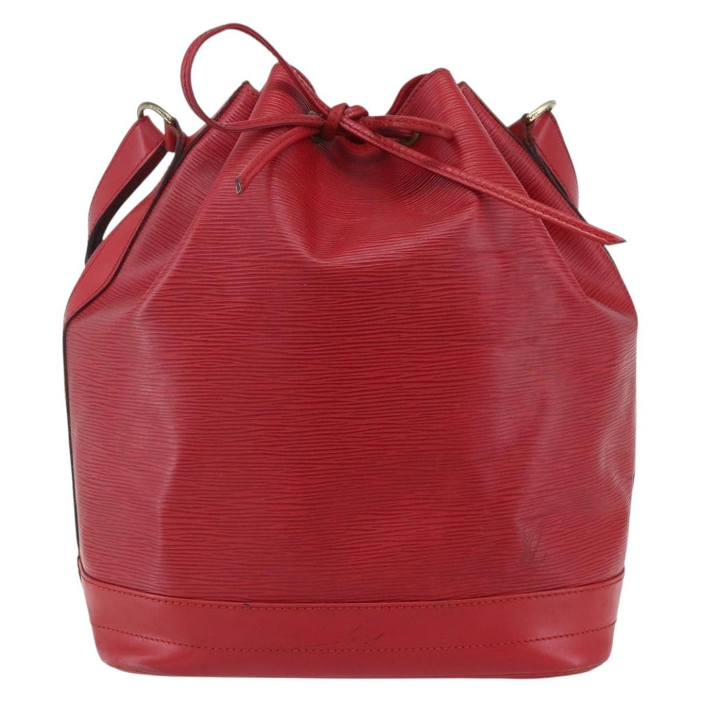 Louis Vuitton Noe Shoulder Bag Leather Red Leather Shoulder Bag Bag (Pre-Owned)