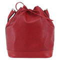 Louis Vuitton Noe Shoulder Bag Leather Red Leather Shoulder Bag Bag (Pre-Owned)