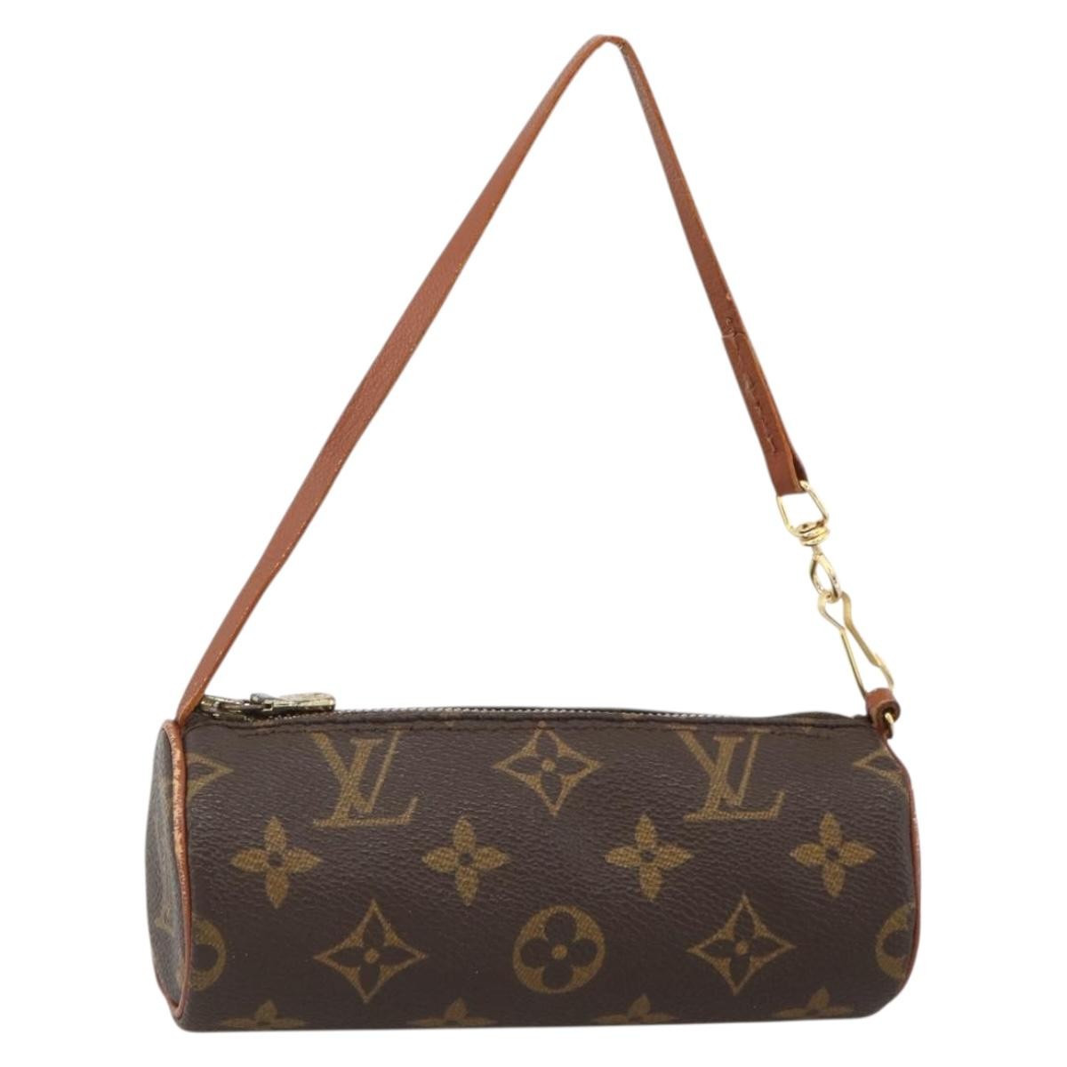 Louis Vuitton Papillon Pochette Monogram Canvas Brown Canvas Clutche & Pouche Bag (Pre-Owned)