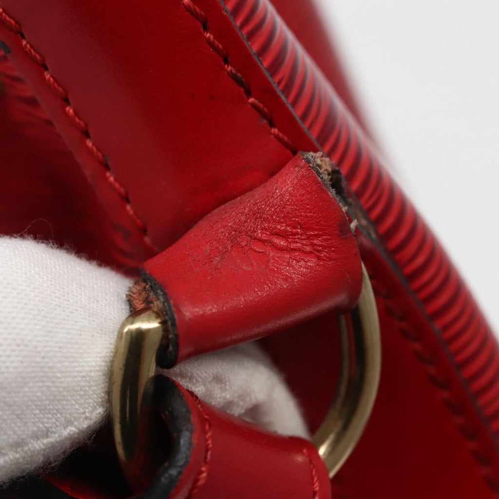 Louis Vuitton Noe Shoulder Bag Leather Red Leather Shoulder Bag Bag (Pre-Owned)