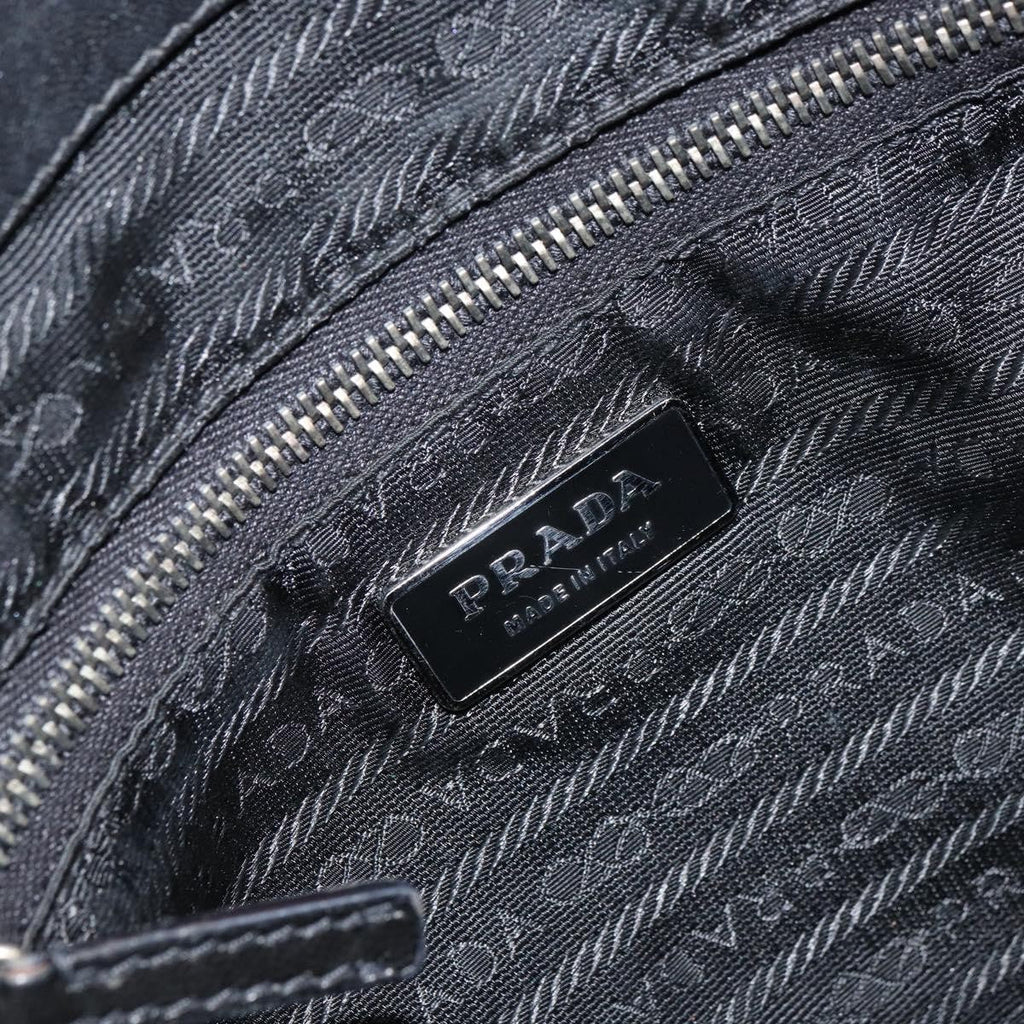 Prada Vintage Shoulder Bag Tessuto Black Nylon Shoulder Bag Bag (Pre-Owned)