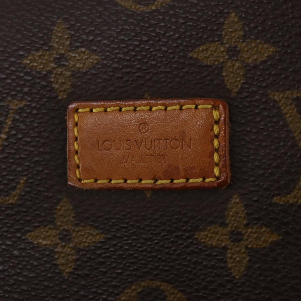 Louis Vuitton Saumur Handbag Monogram Canvas Brown Canvas Shoulder Bag Bag (Pre-Owned)