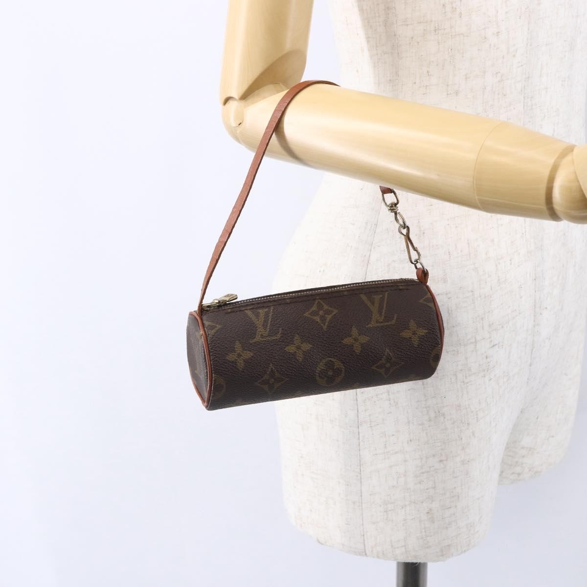 Louis Vuitton Papillon Pochette Monogram Canvas Brown Canvas Clutche & Pouche Bag (Pre-Owned)