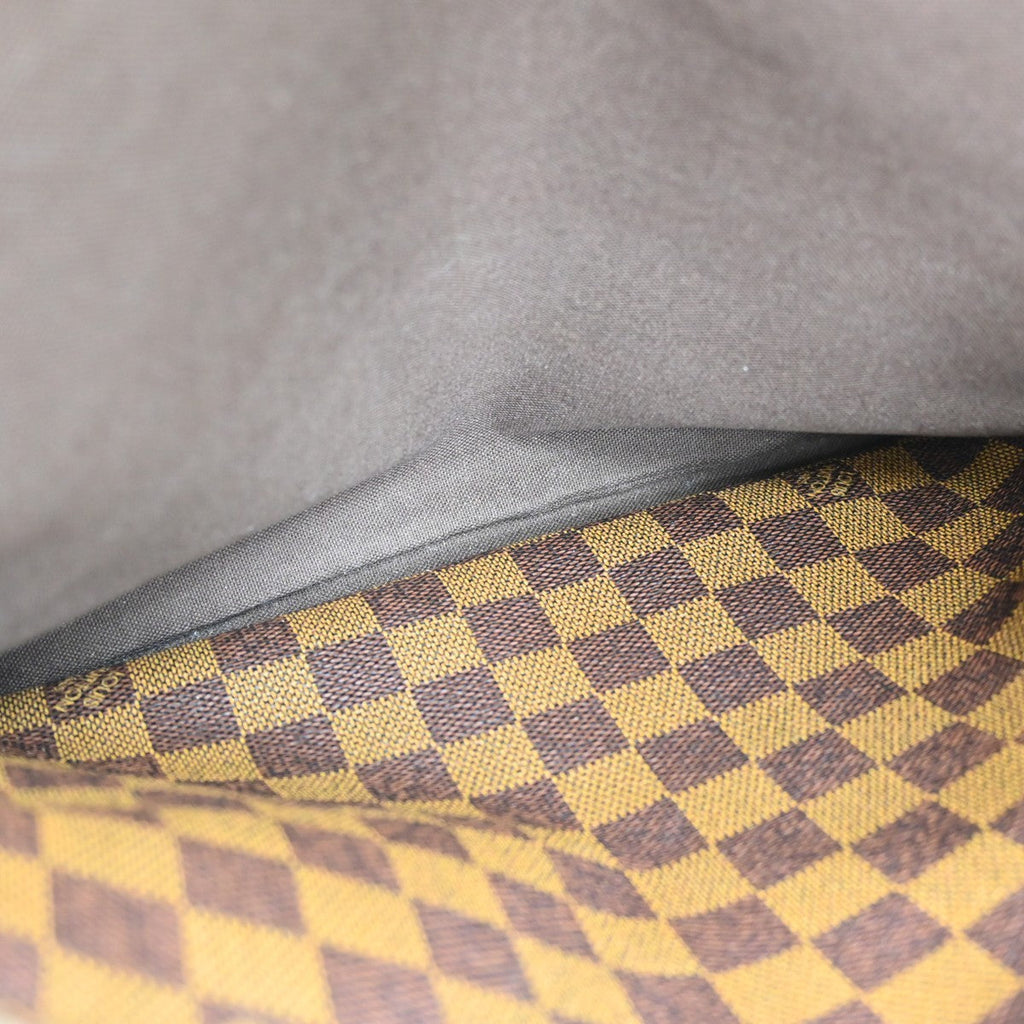 Louis Vuitton Naviglio Handbag Damier Brown Canvas Shoulder Bag Bag (Pre-Owned)