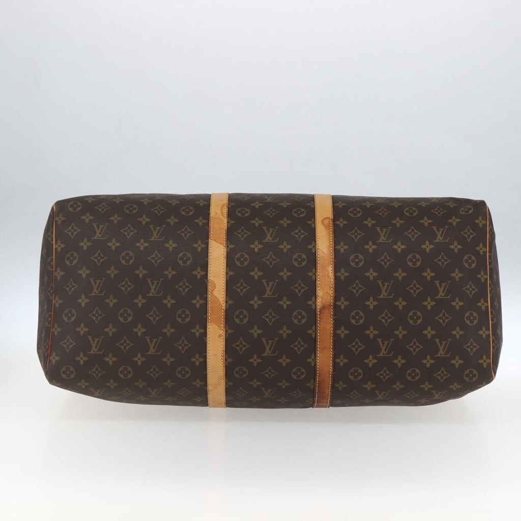 Louis Vuitton Keepall Bag Monogram Canvas Brown Canvas Travel Bag Bag (Pre-Owned)