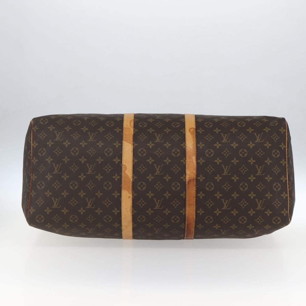 Louis Vuitton Keepall Bag Monogram Canvas Brown Canvas Travel Bag Bag (Pre-Owned)