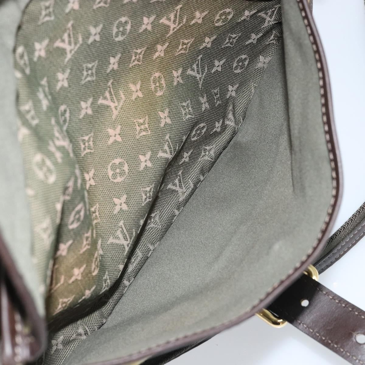 Louis Vuitton Marjorie Handbag Mini Lin Khaki Canvas Shoulder Bag Bag (Pre-Owned)