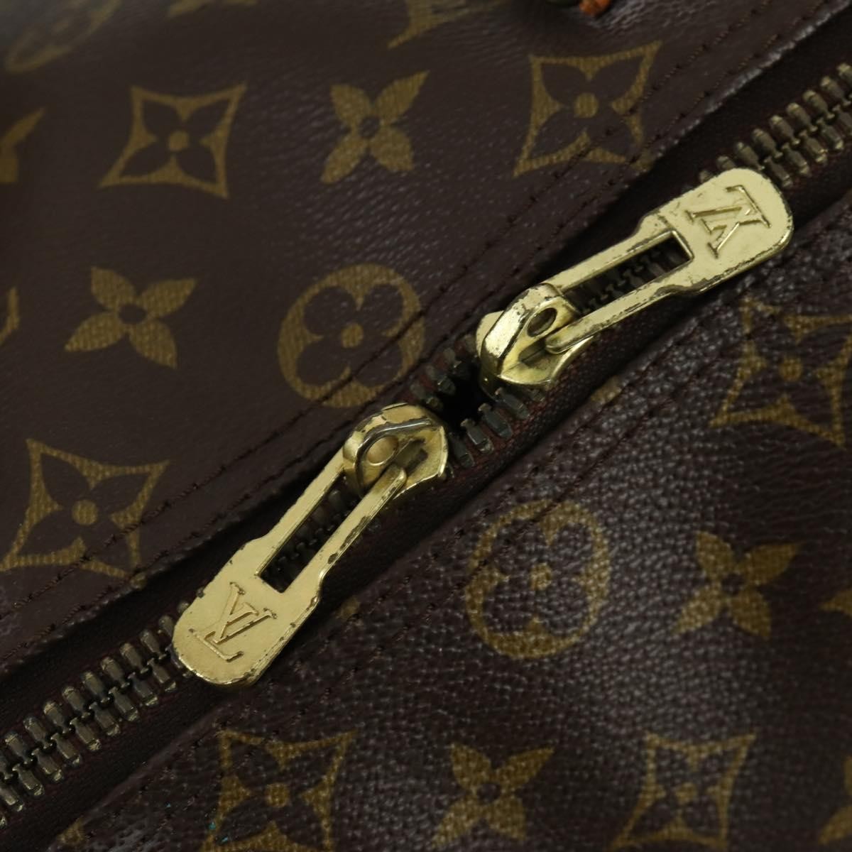 Louis Vuitton Keepall Bag Monogram Canvas Brown Canvas Travel Bag Bag (Pre-Owned)