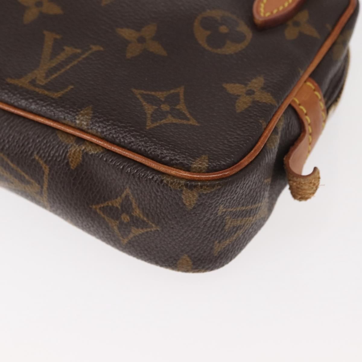 Louis Vuitton Pochette Marly Bandouliere Bag Monogram Canvas Brown Canvas Shoulder Bag Bag (Pre-Owned)