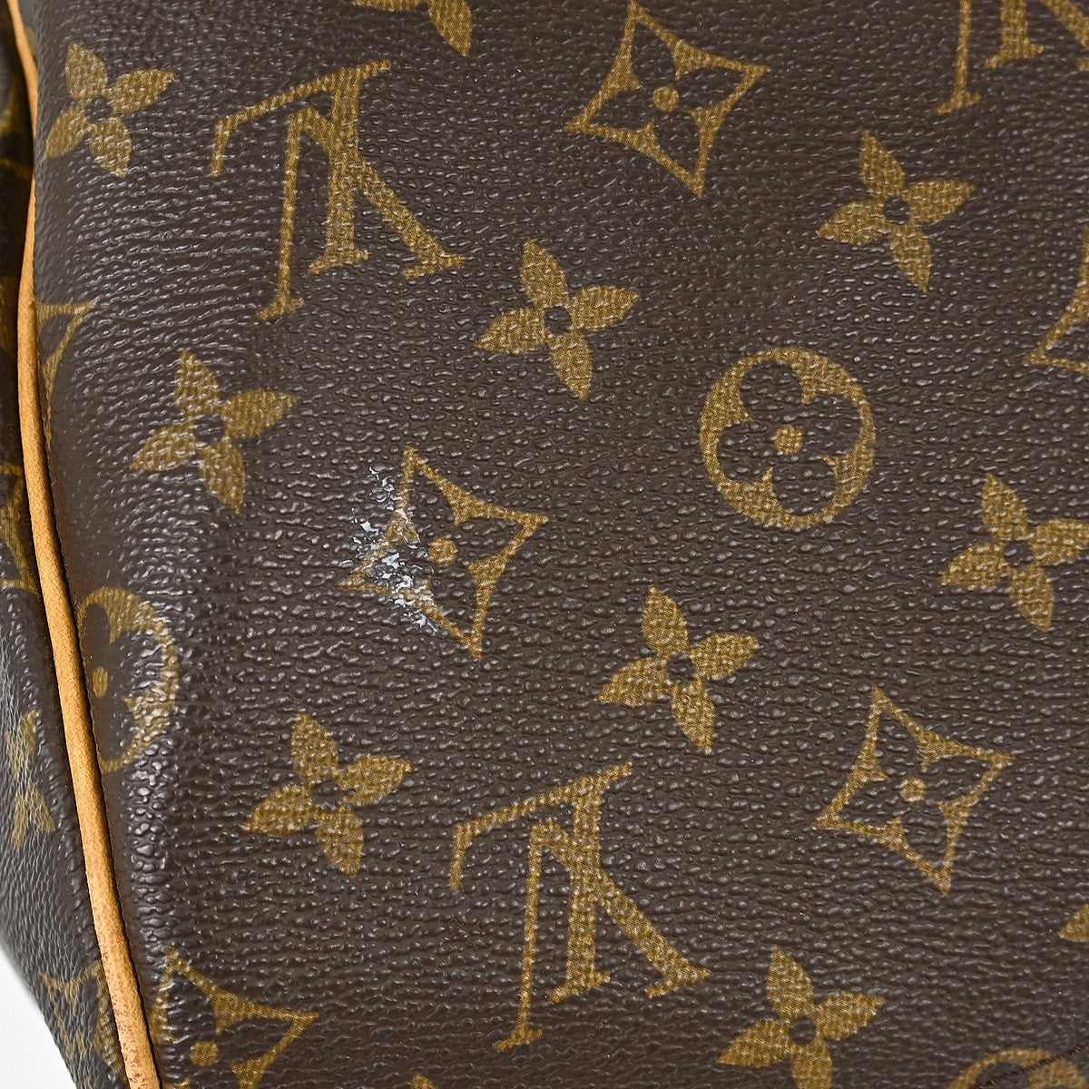 Louis Vuitton Keepall Bag Monogram Canvas Brown Canvas Travel Bag Bag (Pre-Owned)