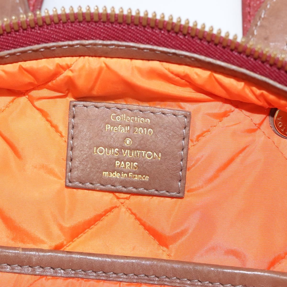 Louis Vuitton Aviator Handbag Limited Edition Monogram Jacquard Burgundy Canvas Handbag (Pre-Owned)