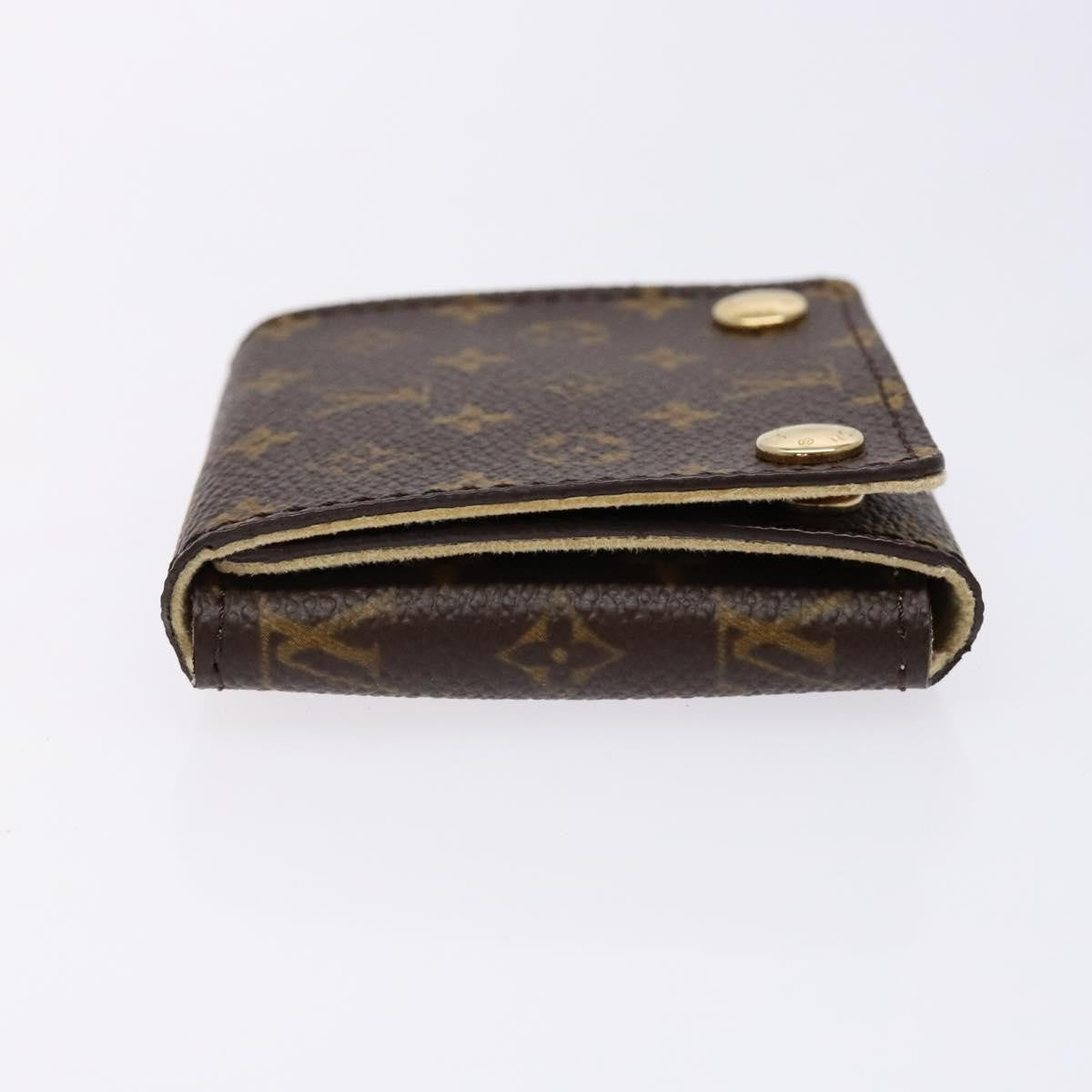 Louis Vuitton Case Jewelry Box Canvas Brown Canvas Wallets Accessory (Pre-Owned)