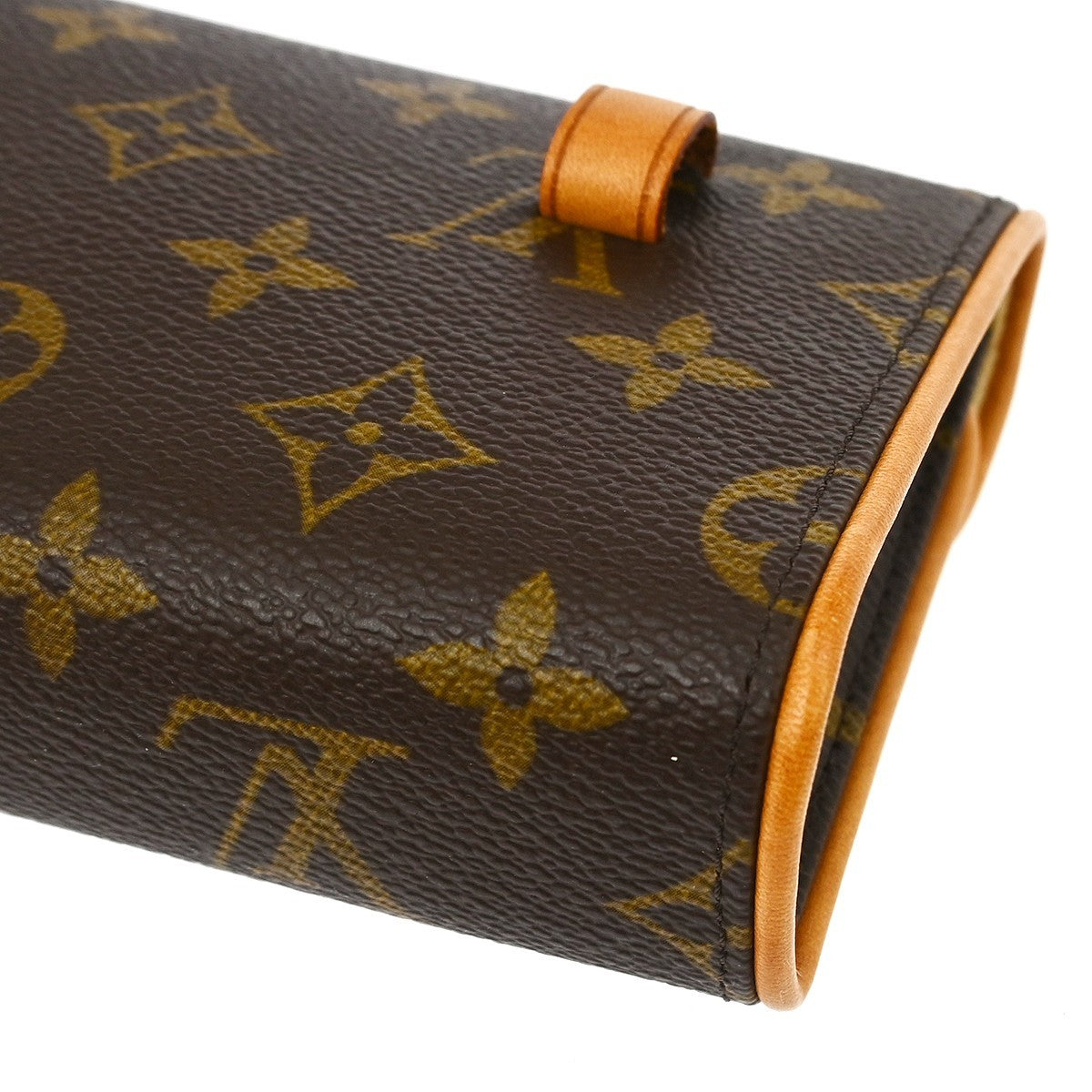 Louis Vuitton Florentine Pochette Monogram Canvas Brown Canvas Clutche & Pouche Bag (Pre-Owned)
