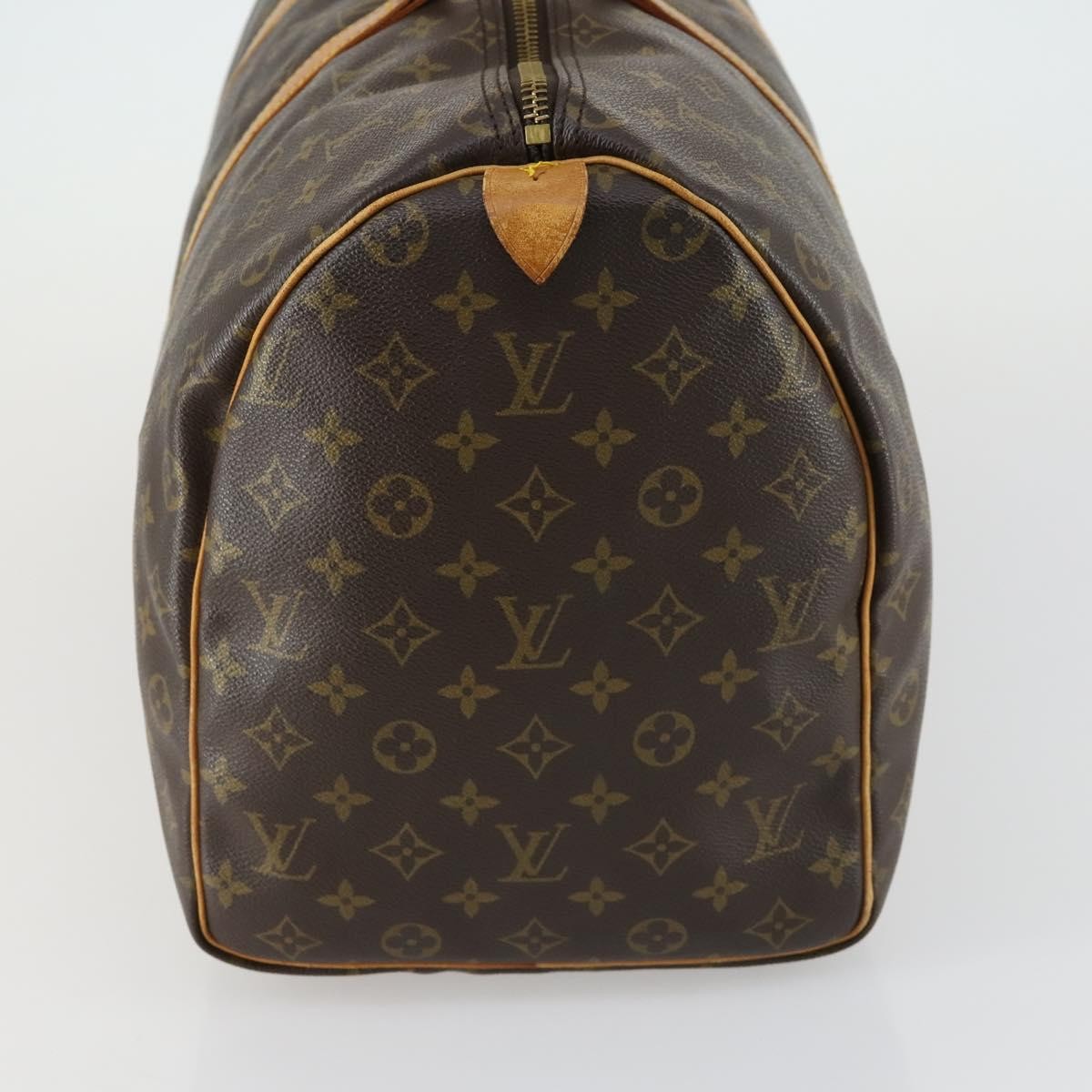 Louis Vuitton Keepall Bag Monogram Canvas Brown Canvas Travel Bag Bag (Pre-Owned)