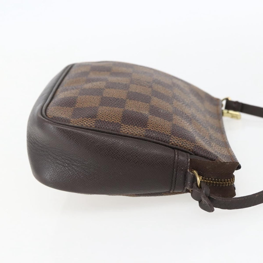 Louis Vuitton Trousse Make Up Bag Damier Canvas Brown Canvas Clutche & Pouche Bag (Pre-Owned)