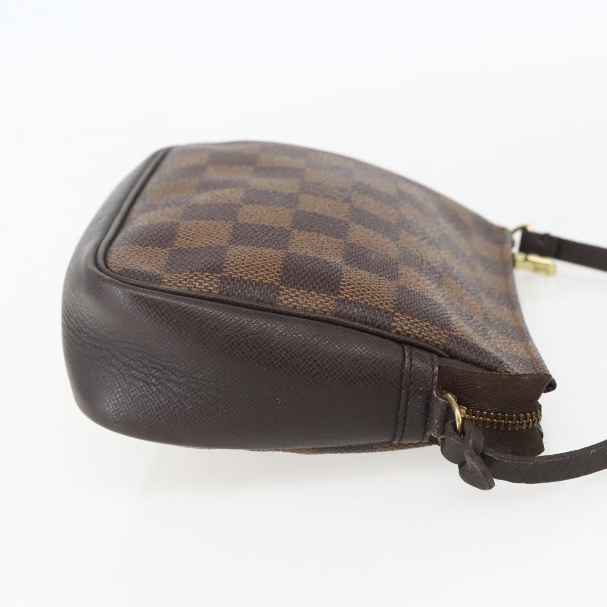 Louis Vuitton Trousse Make Up Bag Damier Canvas Brown Canvas Clutche & Pouche Bag (Pre-Owned)