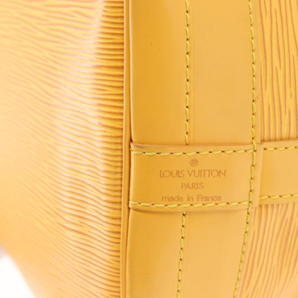 Louis Vuitton Noe Handbag Epi Leather Yellow Leather Shoulder Bag Bag (Pre-Owned)