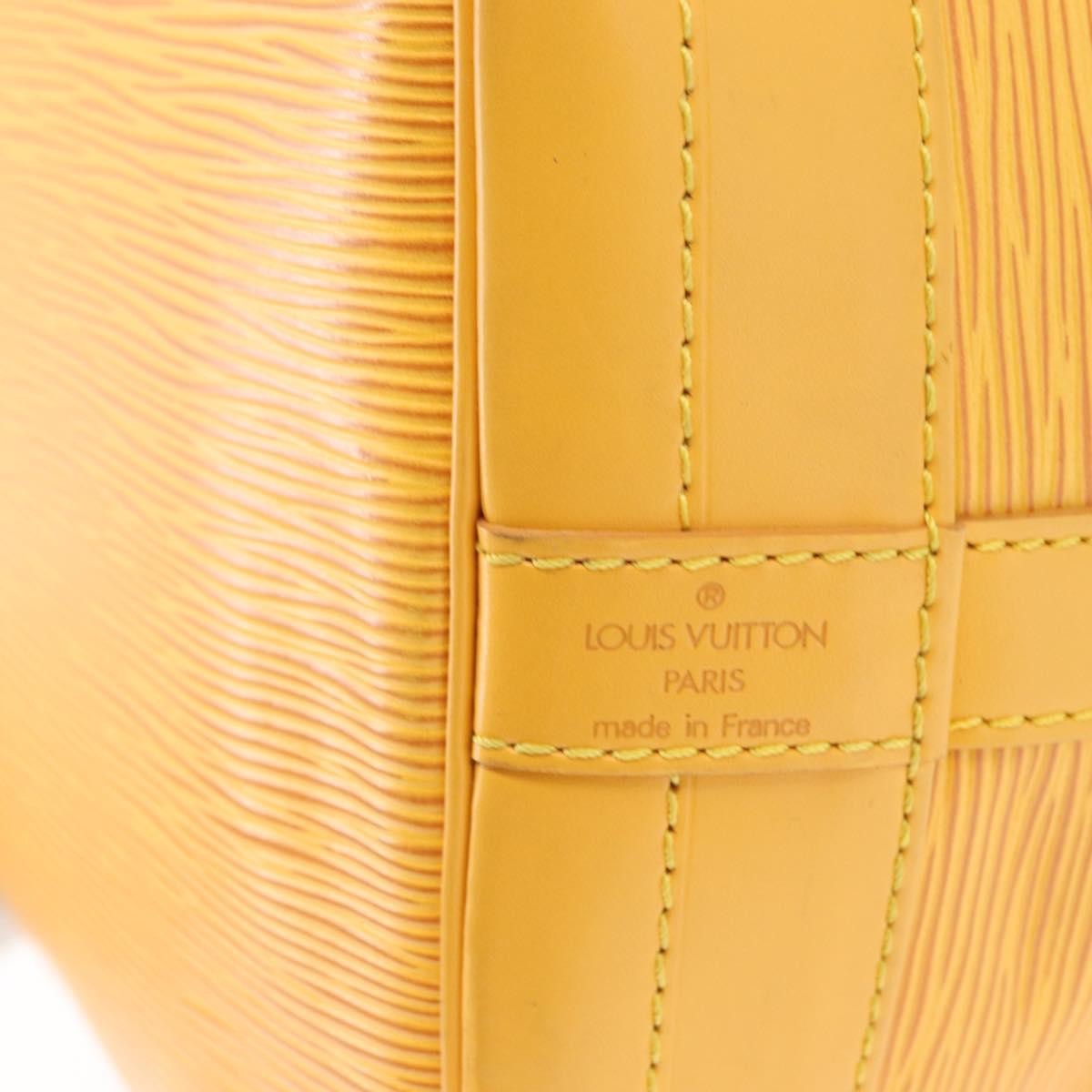 Louis Vuitton Noe Handbag Epi Leather Yellow Leather Shoulder Bag Bag (Pre-Owned)