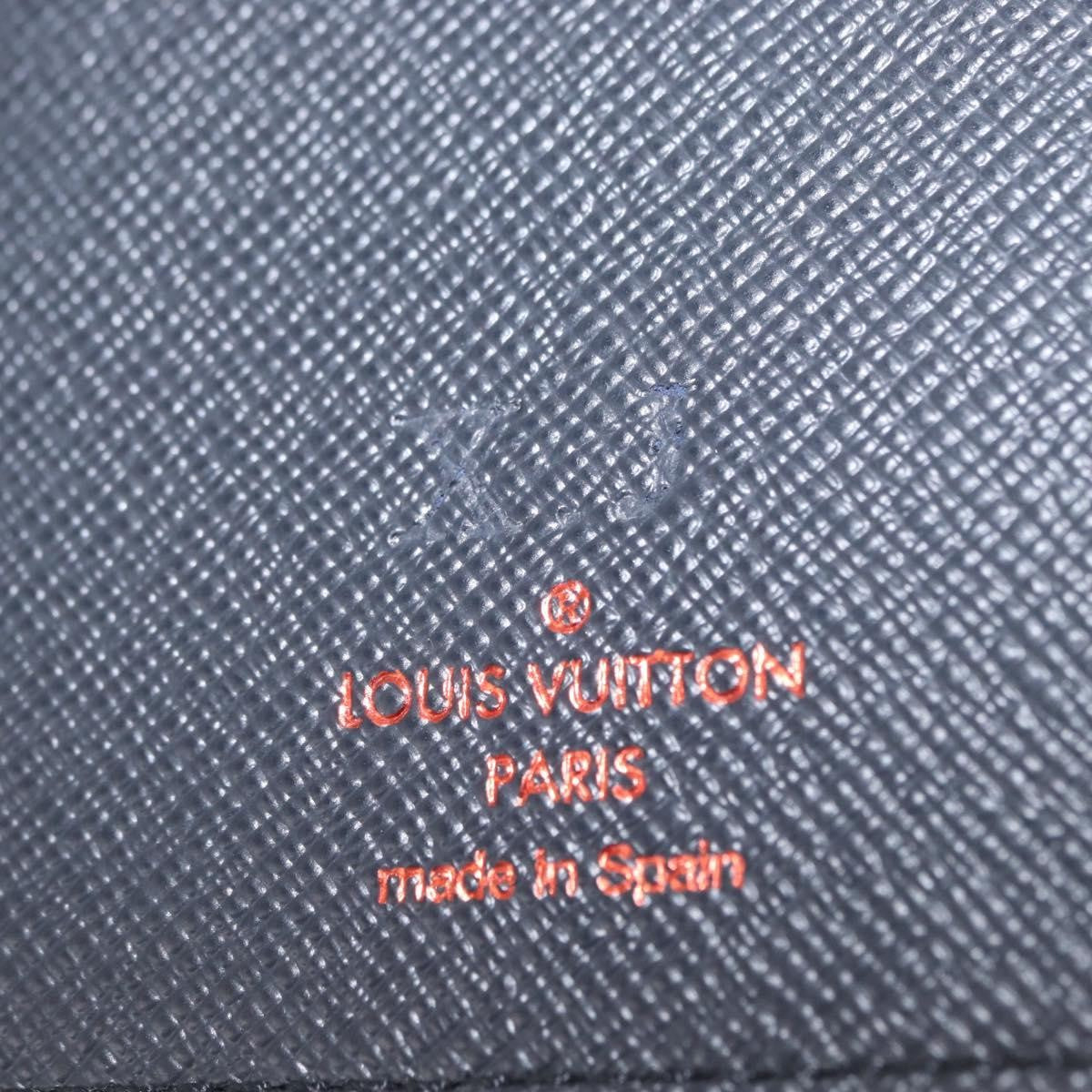 Louis Vuitton Brazza Long Bifold Wallet Monogram Comics Navy Canvas Wallets Accessory (Pre-Owned)