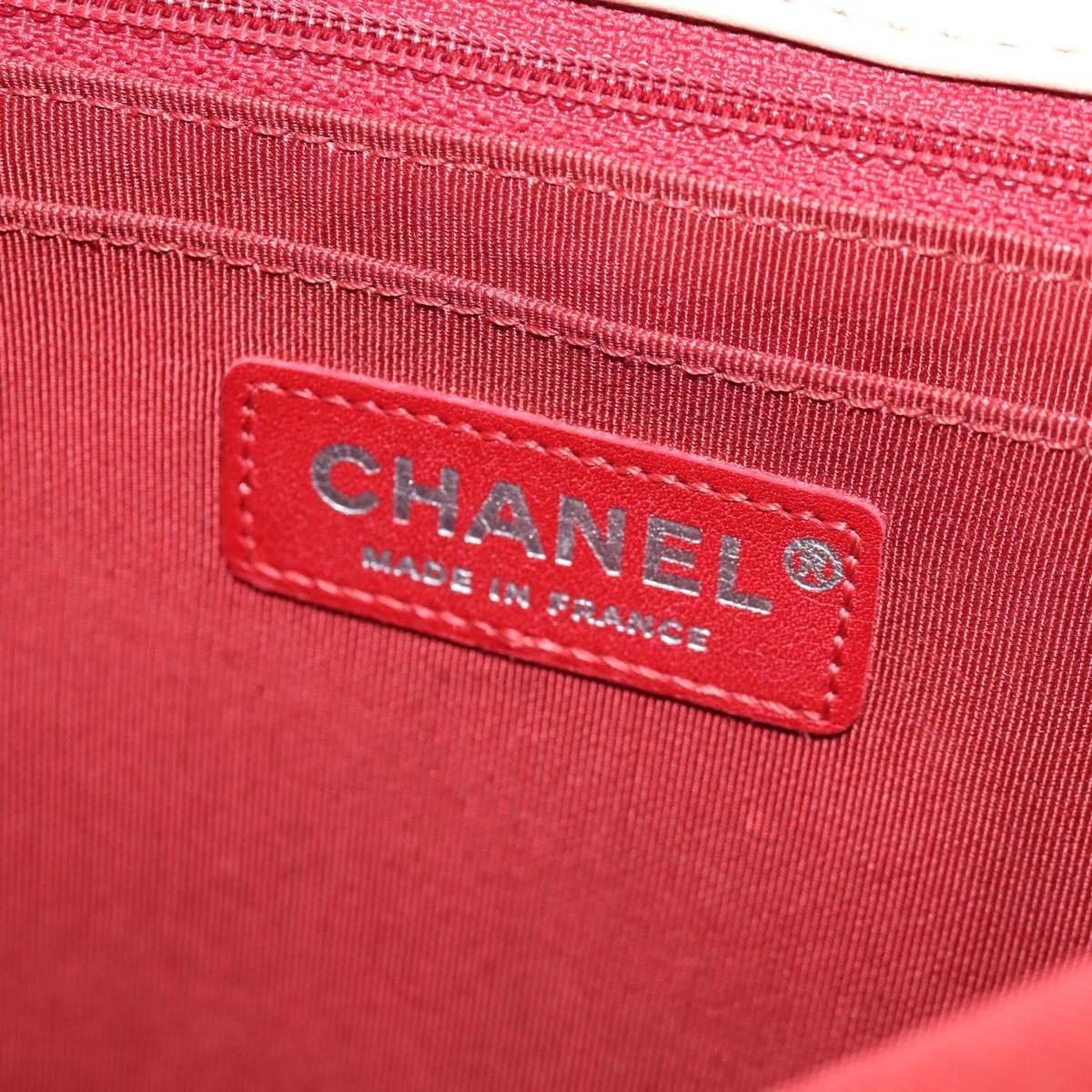 Chanel Leo Lion Flap Bag Chevron Jersey Red Cotton Shoulder Bag Bag (Pre-Owned)