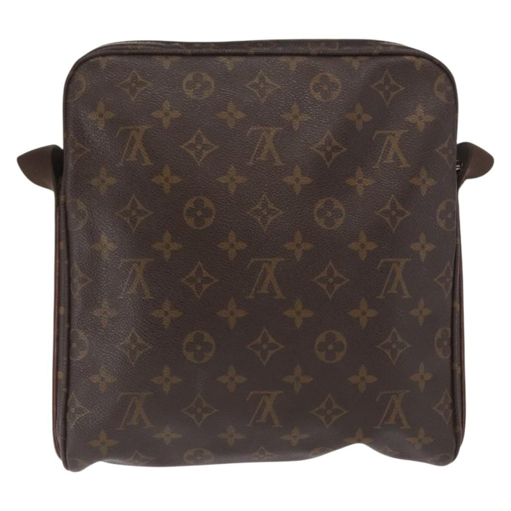 Louis Vuitton Trotteur Beaubourg Handbag Monogram Canvas Brown Canvas Shoulder Bag Bag (Pre-Owned)