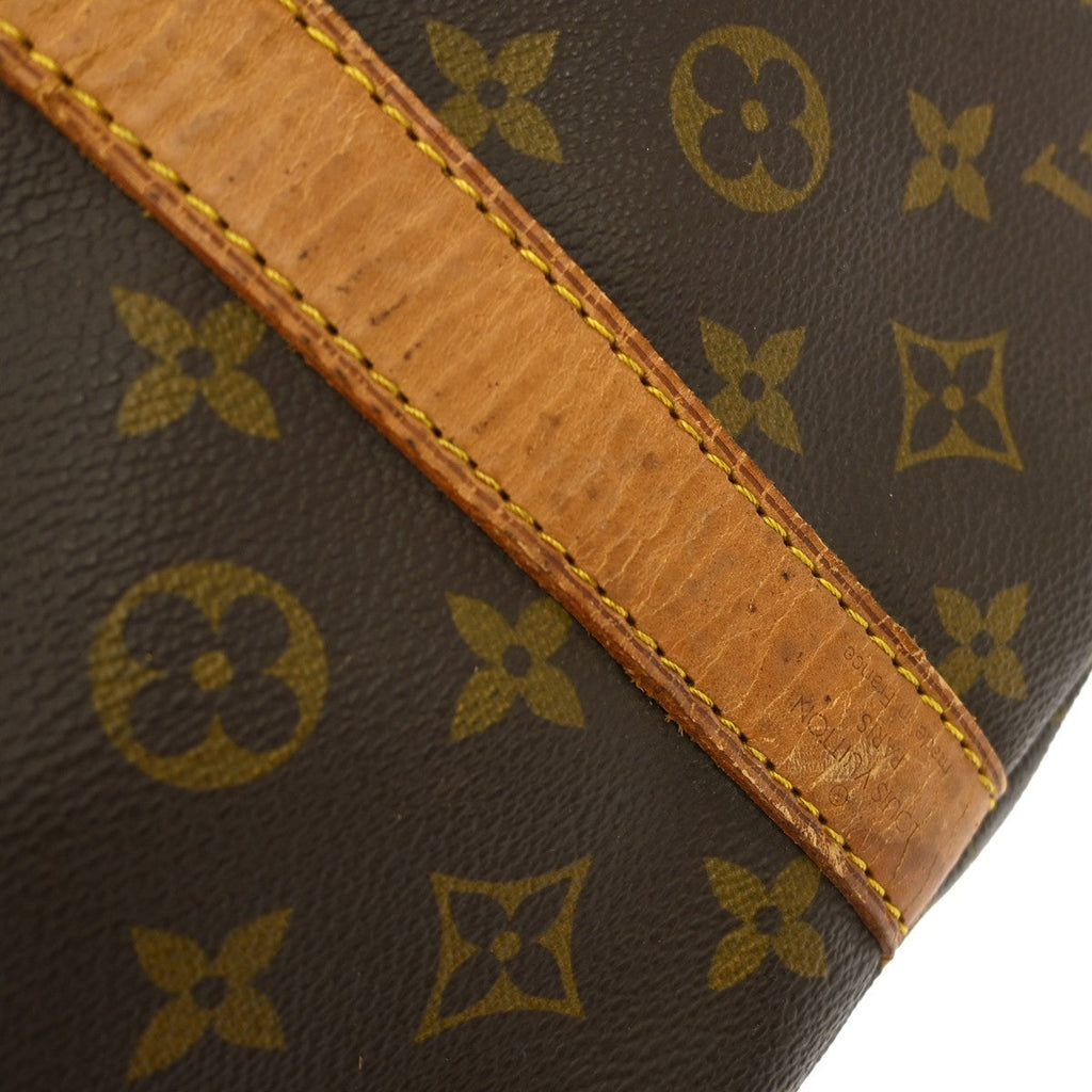 Louis Vuitton Keepall Bag Monogram Canvas Brown Canvas Travel Bag Bag (Pre-Owned)