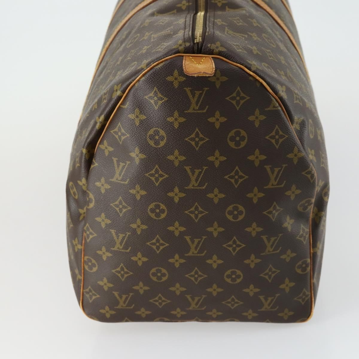 Louis Vuitton Keepall Bag Monogram Canvas Brown Canvas Travel Bag Bag (Pre-Owned)
