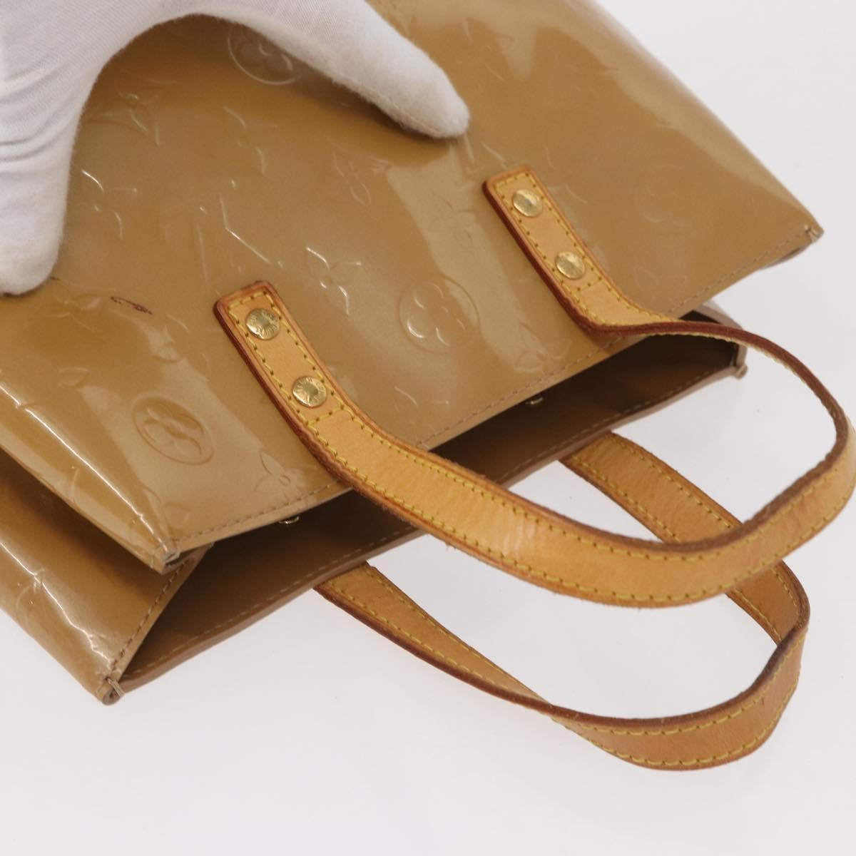 Louis Vuitton Reade Handbag Monogram Vernis Brown Patent_Leather Tote Bag Bag (Pre-Owned)