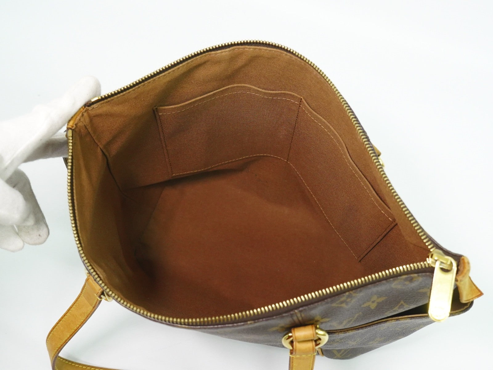 Louis Vuitton Totally Handbag Monogram Canvas Brown Canvas Tote Bag Bag (Pre-Owned)