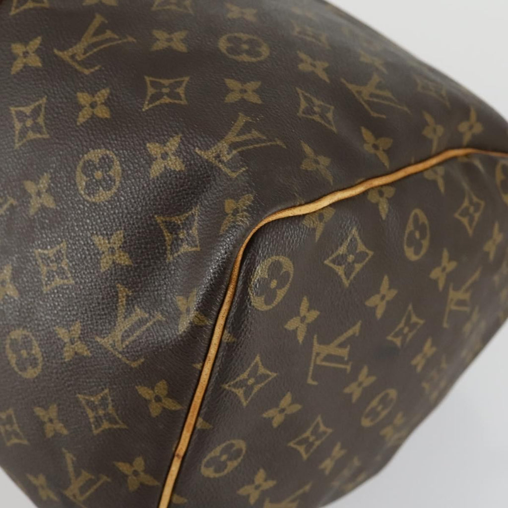 Louis Vuitton Keepall Bag Monogram Canvas Brown Canvas Travel Bag Bag (Pre-Owned)