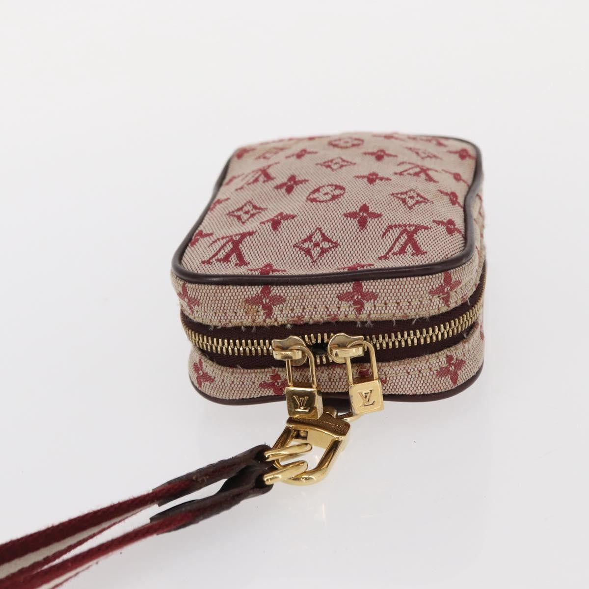Louis Vuitton Camera Bag Mini Lin Red Canvas Clutche & Pouche Bag (Pre-Owned)