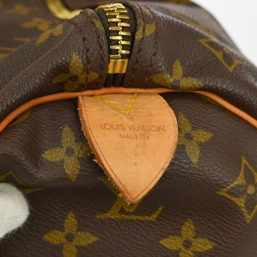 Louis Vuitton Keepall Bag Monogram Canvas Brown Canvas Travel Bag Bag (Pre-Owned)
