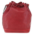 Louis Vuitton Petit Noe Nm Handbag Epi Leather Red Leather Shoulder Bag Bag (Pre-Owned)