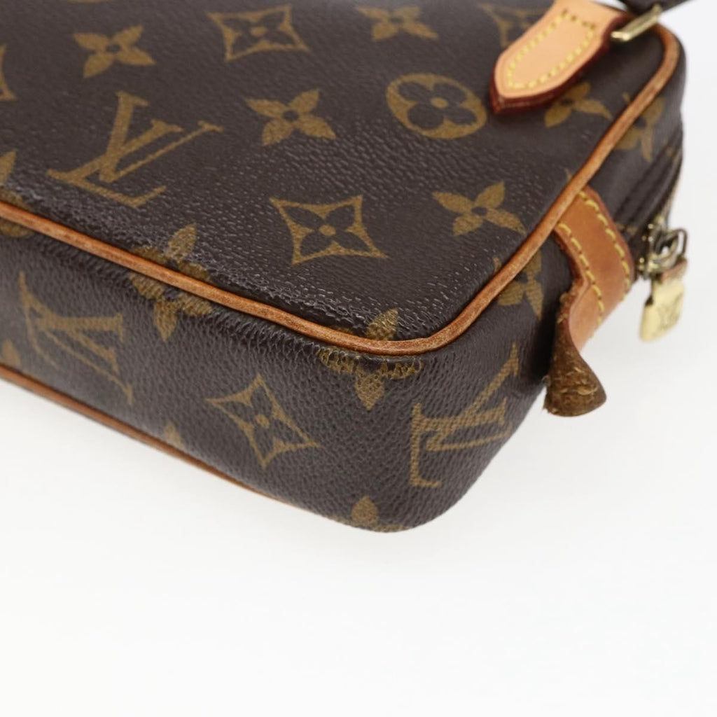 Louis Vuitton Pochette Marly Bandouliere Bag Monogram Canvas Brown Canvas Shoulder Bag Bag (Pre-Owned)