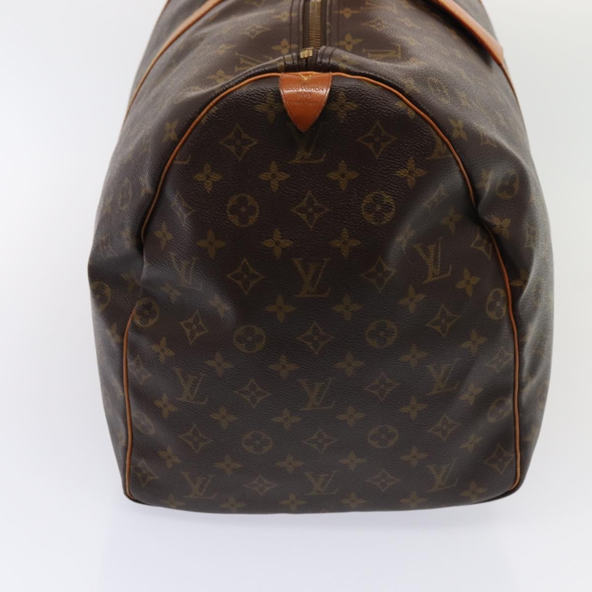 Louis Vuitton Keepall Bag Monogram Canvas Brown Canvas Travel Bag Bag (Pre-Owned)