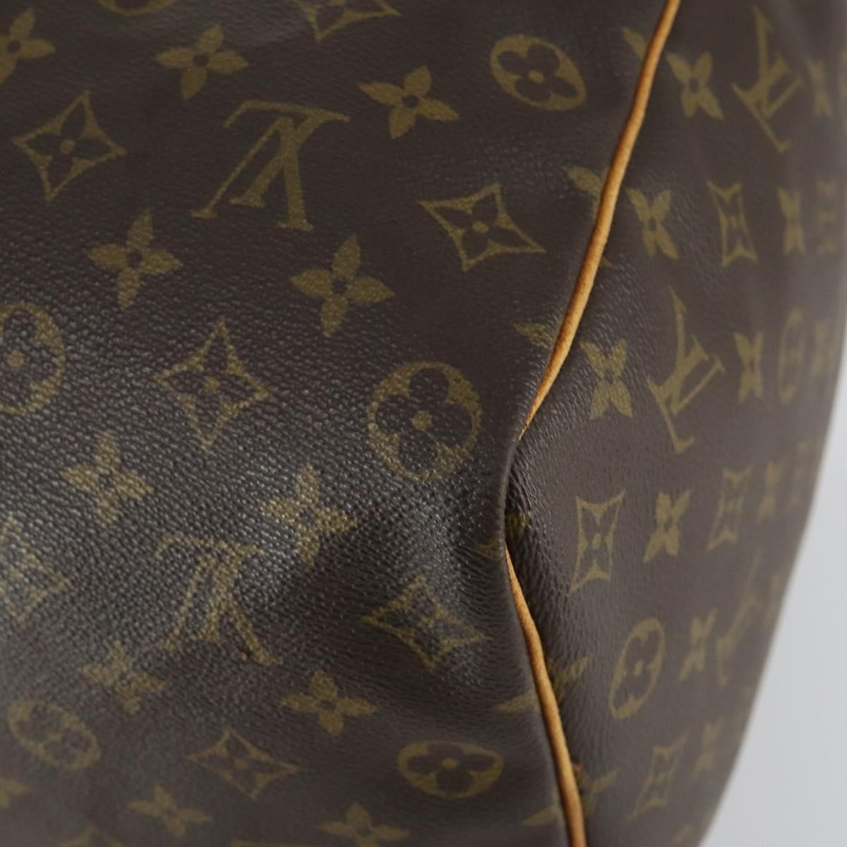 Louis Vuitton Keepall Bag Monogram Canvas Brown Canvas Travel Bag Bag (Pre-Owned)