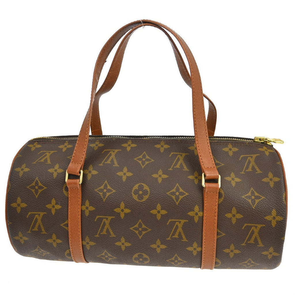 Louis Vuitton Papillon Handbag Monogram Canvas Brown Canvas Handbag (Pre-Owned)