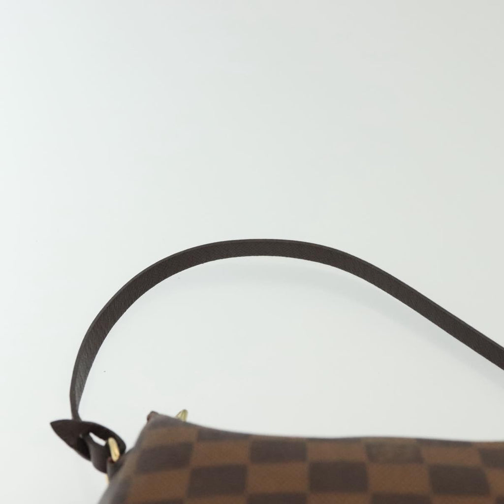 Louis Vuitton Trousse Make Up Bag Damier Canvas Brown Canvas Shoulder Bag Bag (Pre-Owned)