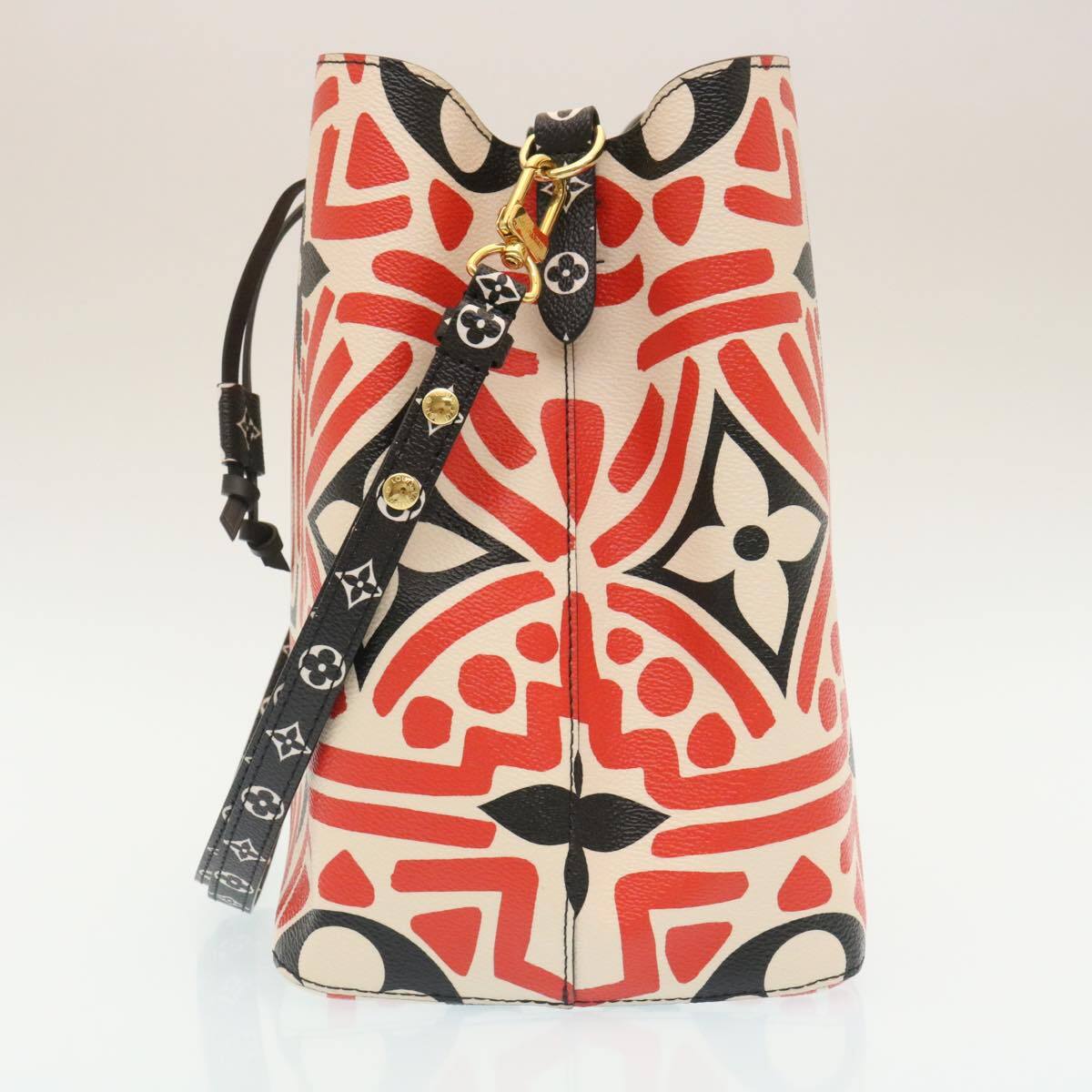 Louis Vuitton Neonoe Handbag Limited Edition Crafty Monogram Giant Red Canvas Bag (Pre-Owned)