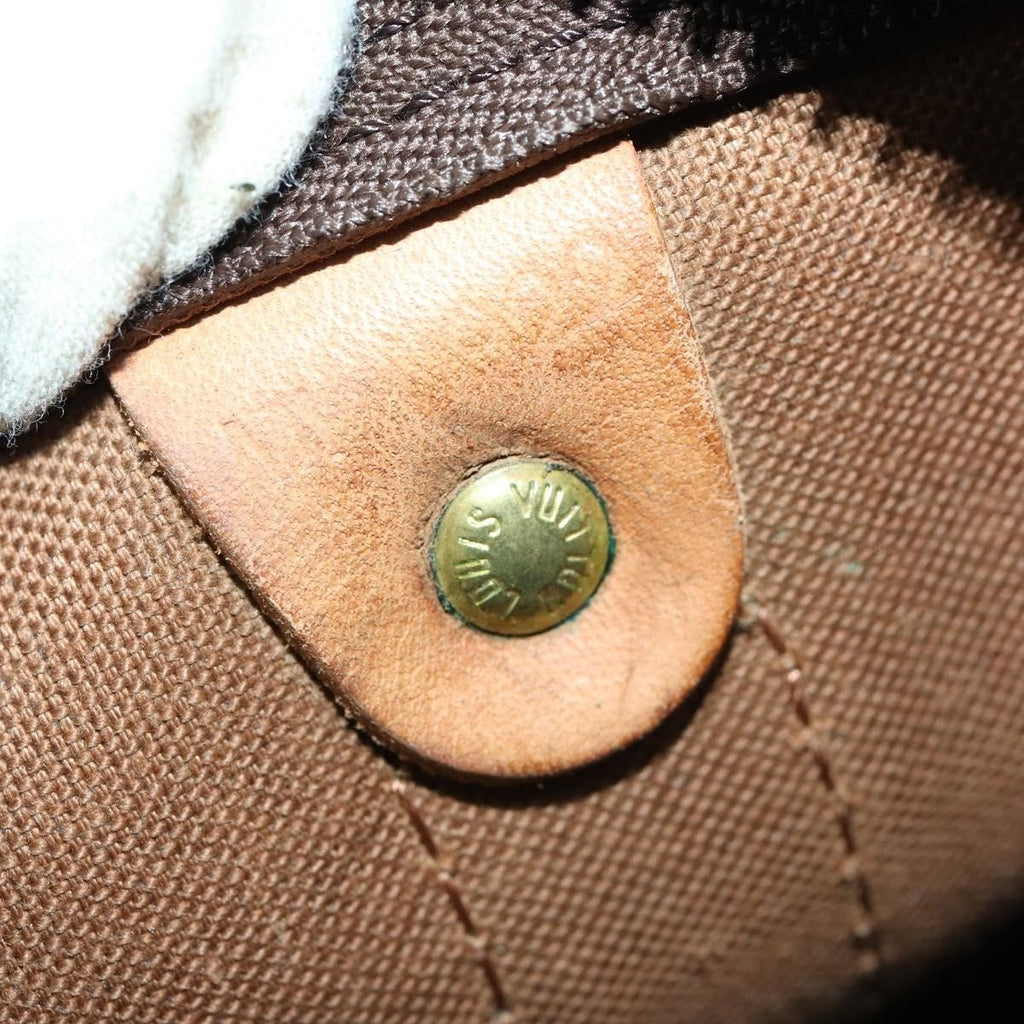 Louis Vuitton Keepall Bag Monogram Canvas Brown Canvas Travel Bag Bag (Pre-Owned)