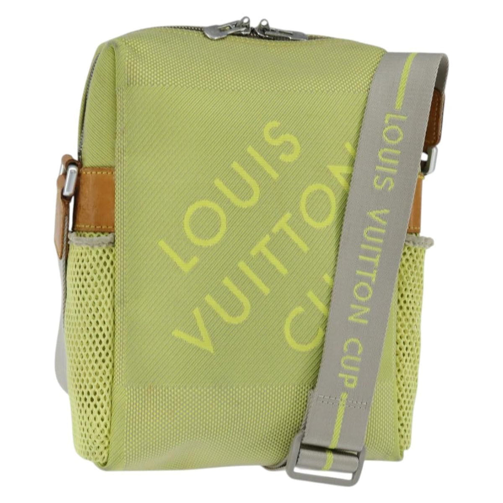 Louis Vuitton Cup Weathery Bag Damier Geant Canvas Yellow Canvas Shoulder Bag Bag (Pre-Owned)